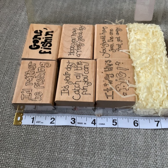 Fishin For Fun S372 stamp set - Picture 2 of 7